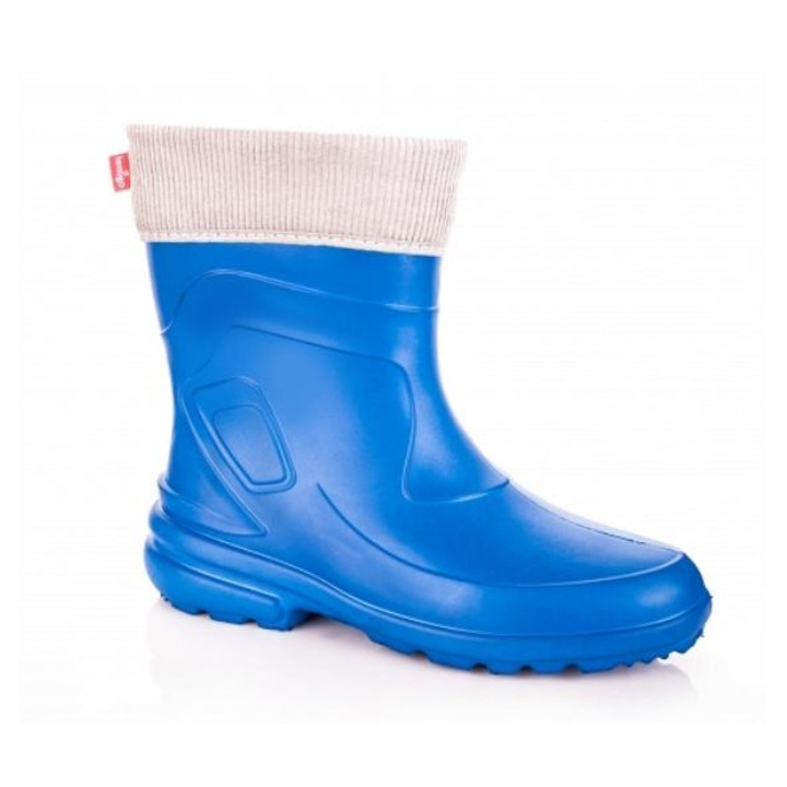 Női csizma Lemigo JESSY, vízálló, hőszigetelő, EVA, kék/fehér