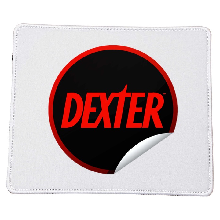 Mousepad, model serial TV Dexter, 23x20cm, durabil