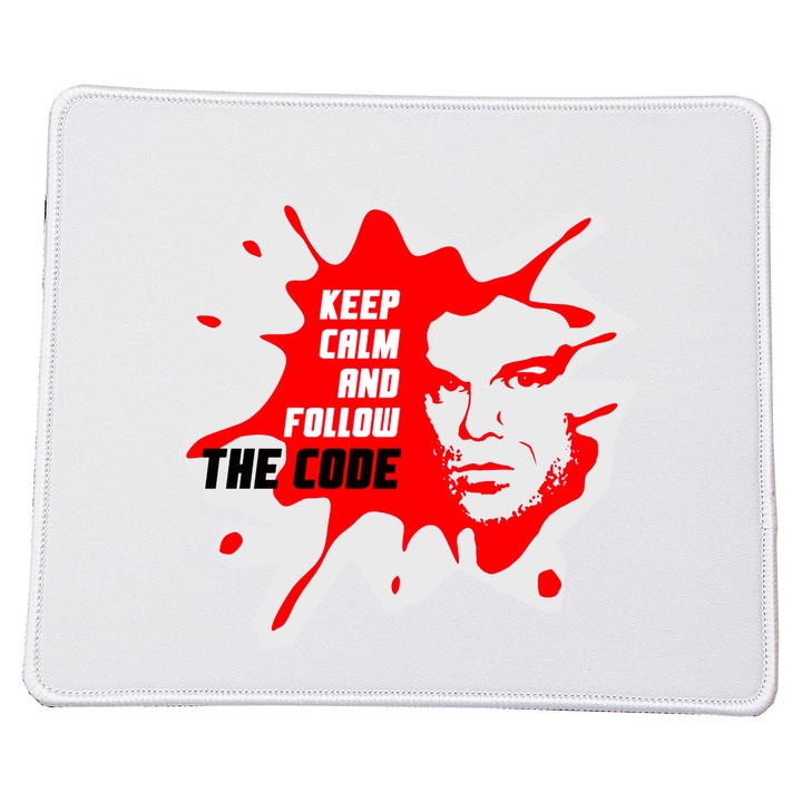 Mousepad Dexter TV Series No.3, rectangular, 23x20cm, de calitate superioara, durabil
