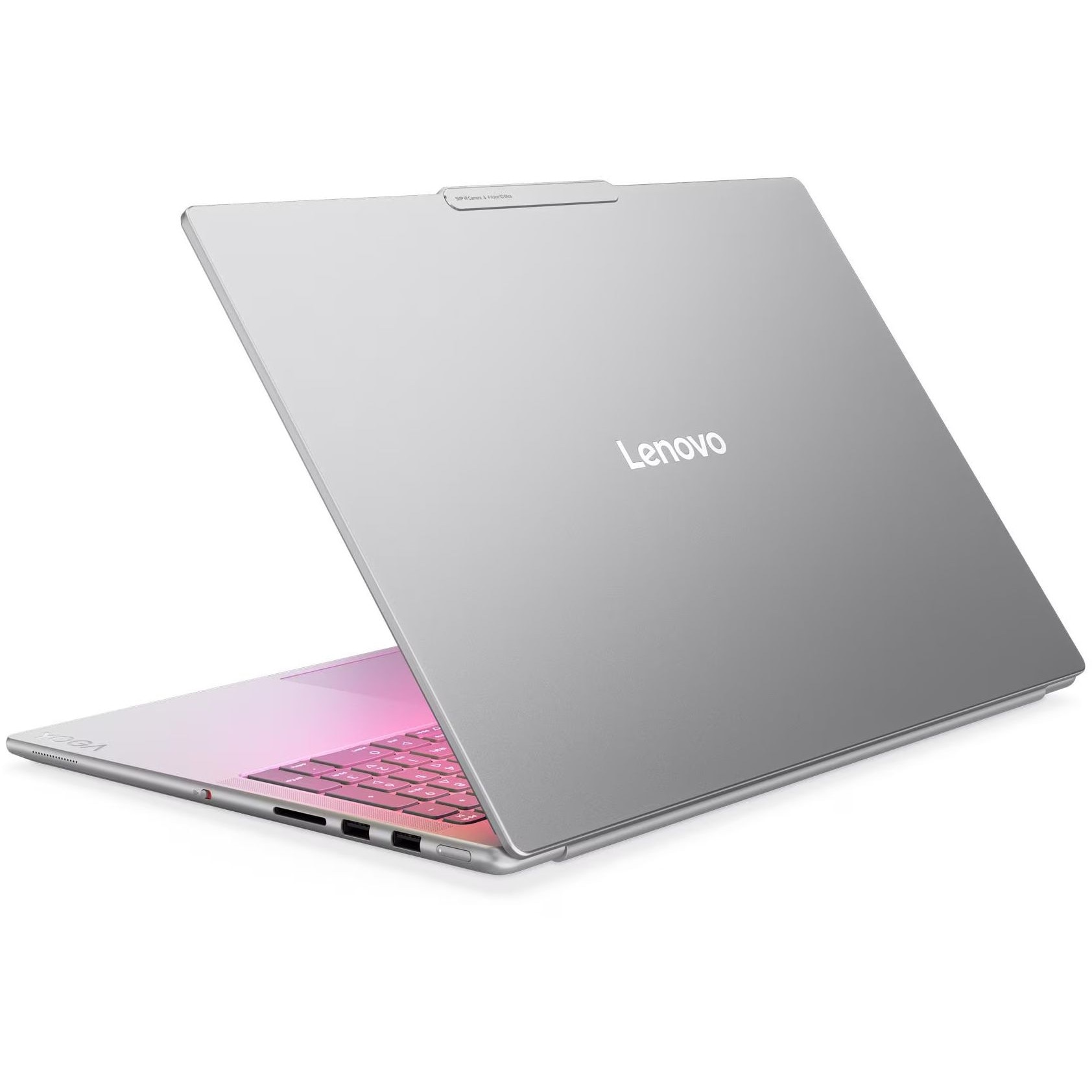 Laptop Lenovo Yoga Pro 9 16IAH10, 16" 3.2K 3200x2000 OLED Touch Screen 1000nits 120Hz, Intel Core Ultra 9 285H 16-core, 32 GB LPDDR5x, 256GB SSD m2 PCIe, 1TB SSD m2 PCIe, NVIDIA GeForce RTX 5060 8GB GDDR7, Windows 11 Home, Aluminium Case 2.07 kg Luna Grey