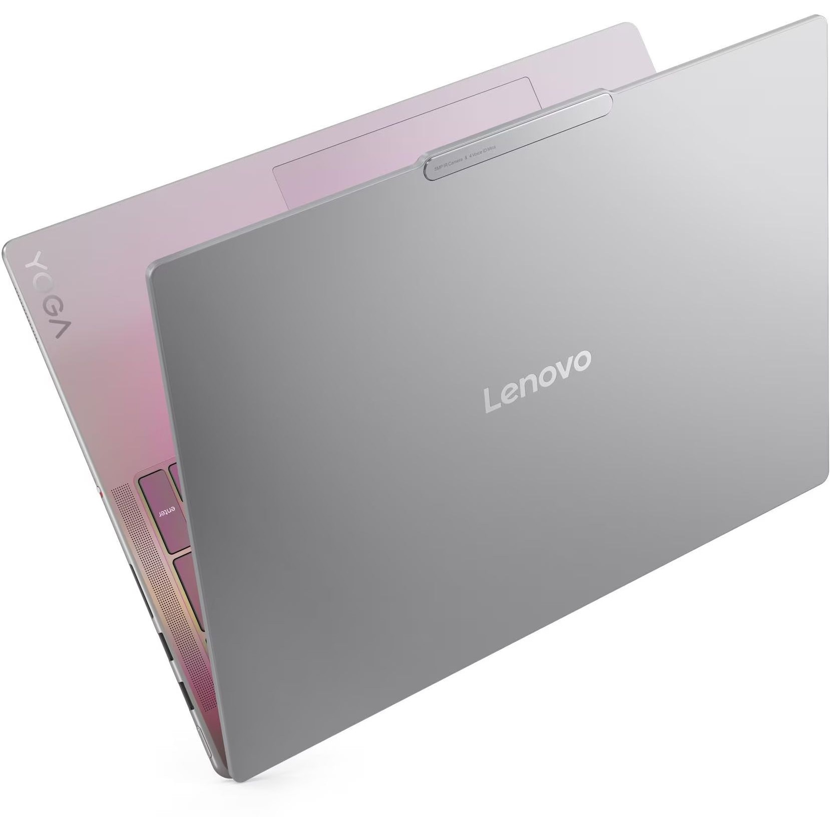Laptop Lenovo Yoga Pro 9 16IAH10, 16" 3.2K 3200x2000 OLED Touch Screen 1000nits 120Hz, Intel Core Ultra 9 285H 16-core, 32 GB LPDDR5x, 256GB SSD m2 PCIe, 1TB SSD m2 PCIe, NVIDIA GeForce RTX 5060 8GB GDDR7, Windows 11 Home, Aluminium Case 2.07 kg Luna Grey