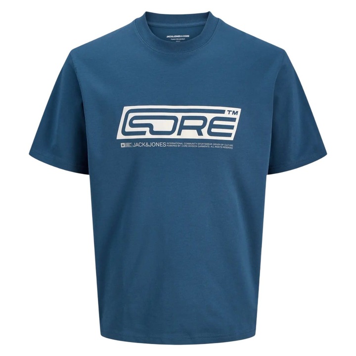 Tricou JACK &JONES Pulse Big Branding 53460, Albastru