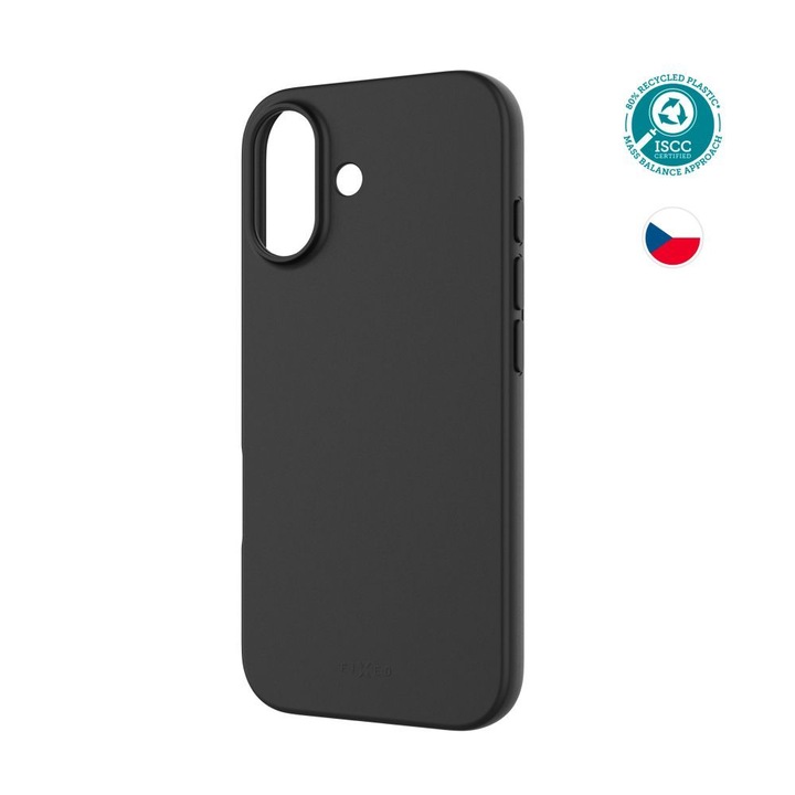 Husa telefon, FIXED, TPU, neagra, pentru Apple iPhone 17
