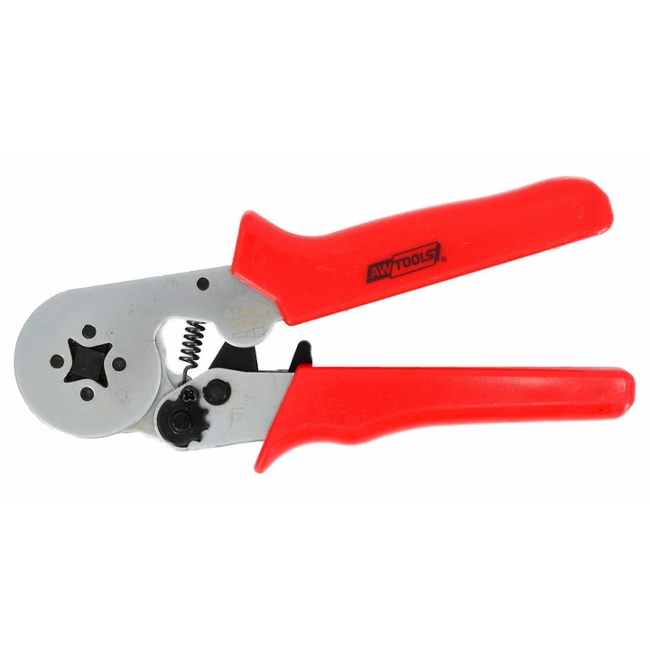 Клещи за кримпване Awtools, 180 мм, 0,2-6,0 мм², въглеродна стомана, ергономична дръжка