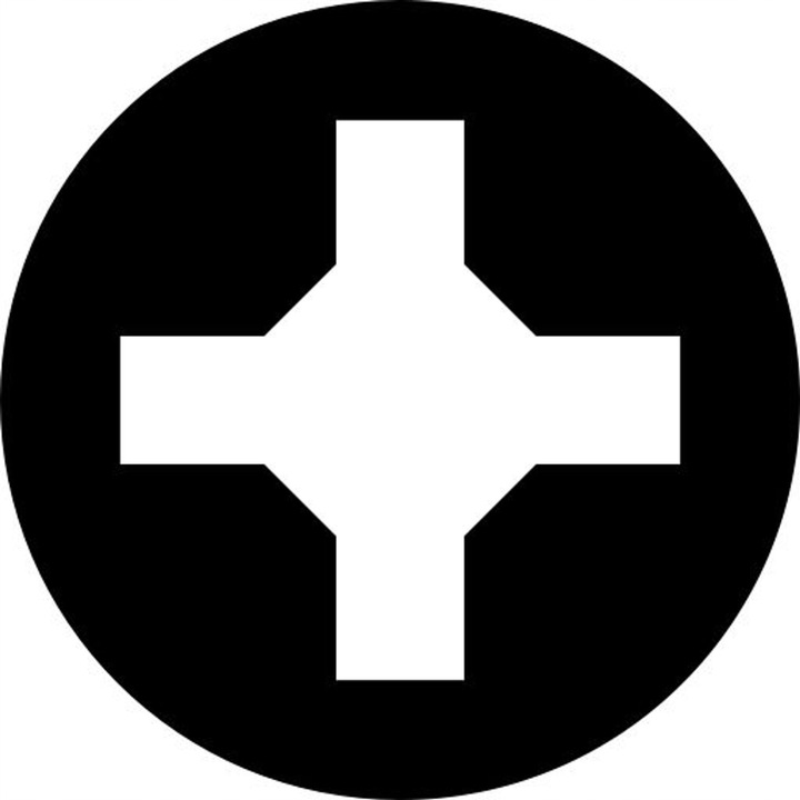 Phillips csavarhúzó PH2, 150mm, csúszásmentes nyél, mágneses hegy