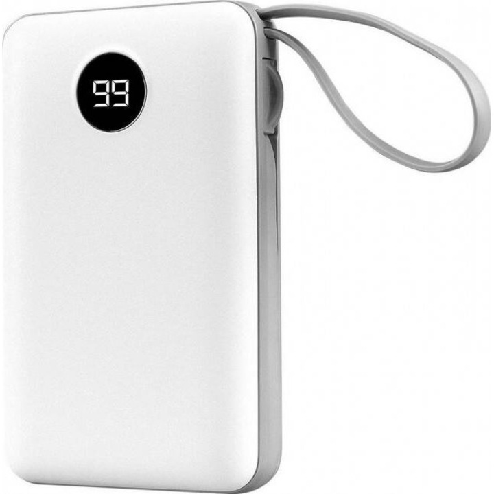 Baterie Externa S-Link P102 10000mAh PRM 2xUSB Type-C All in One B Alb