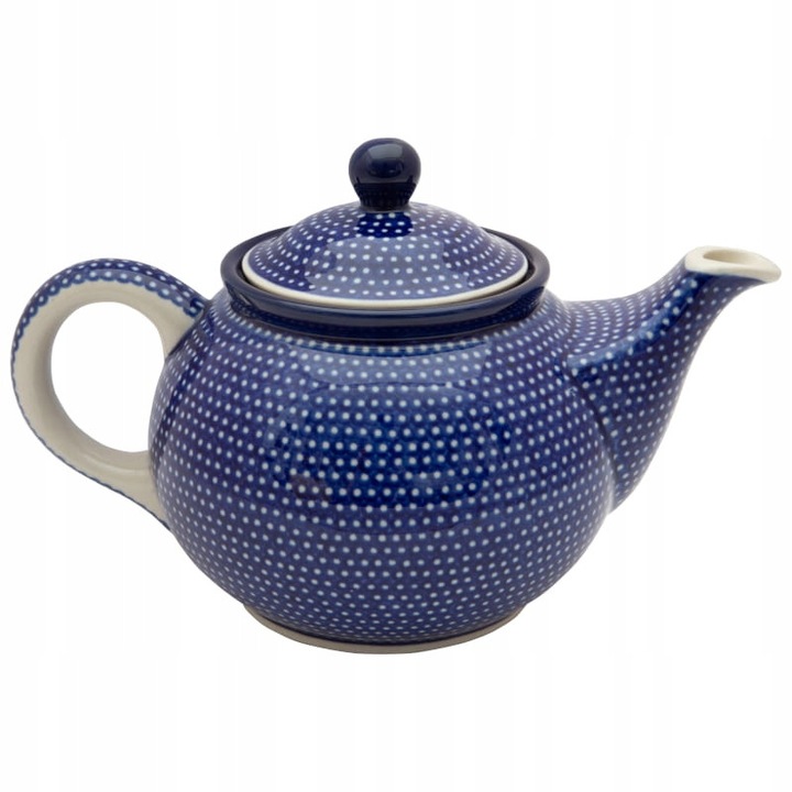 Ceainic Ceramica Bolesławiec 900 ml, Handmade, Decor Unicat