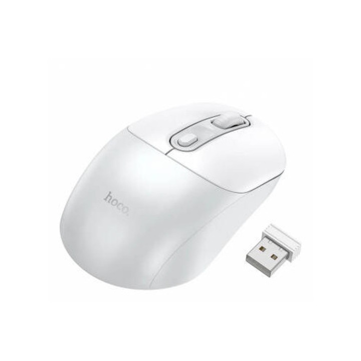 Mouse Hoco Wireless GM28 1600DPI Alb