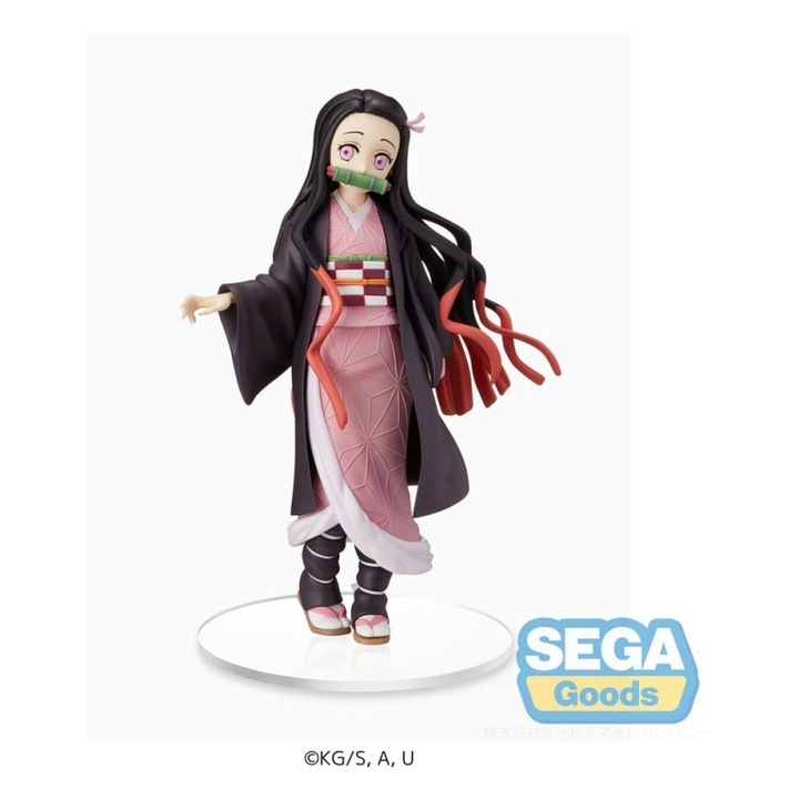 Figurina Demon Slayer: Kimetsu no Yaiba SPM PVC Statue Nezuko Kamado Sibling Bond 19 cm