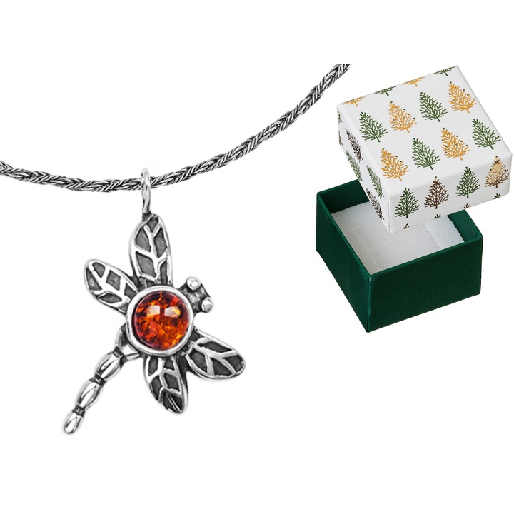 Colier dama, Siju, Argint, 50 cm, Argintiu, set cu cutie de cadou