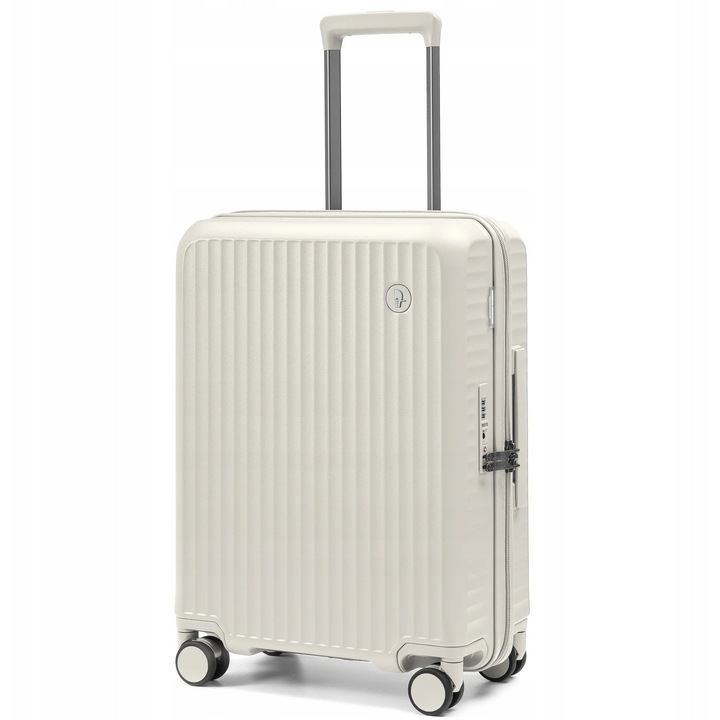 Puccini Monte Carlo bézs polikarbonát kabintroli, 4 kerék, 53,5 cm