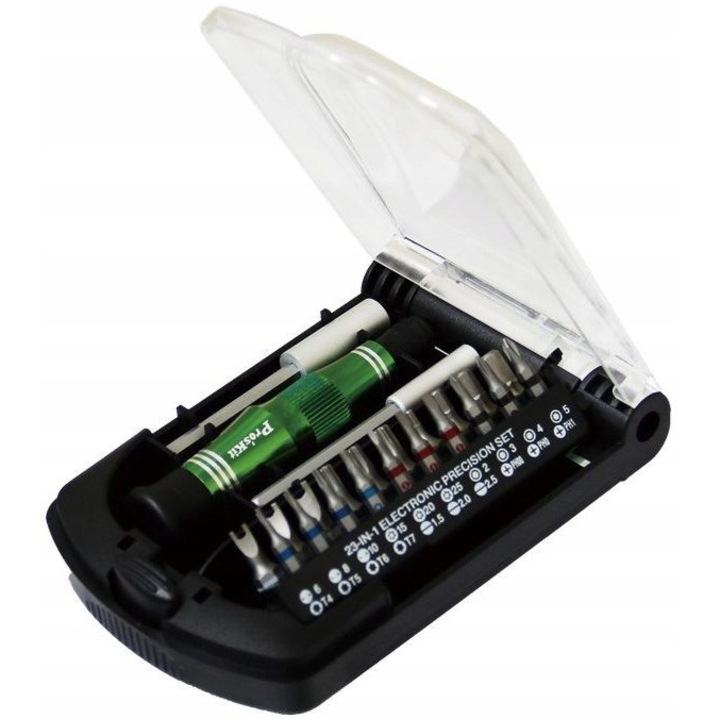 Комплект прецизни отвертки Proskit SD-9316, 23 части