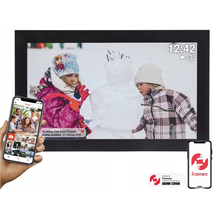 Rama Foto Digitala Denver PFF-1504BLACK 15.6" Full HD Wi-Fi