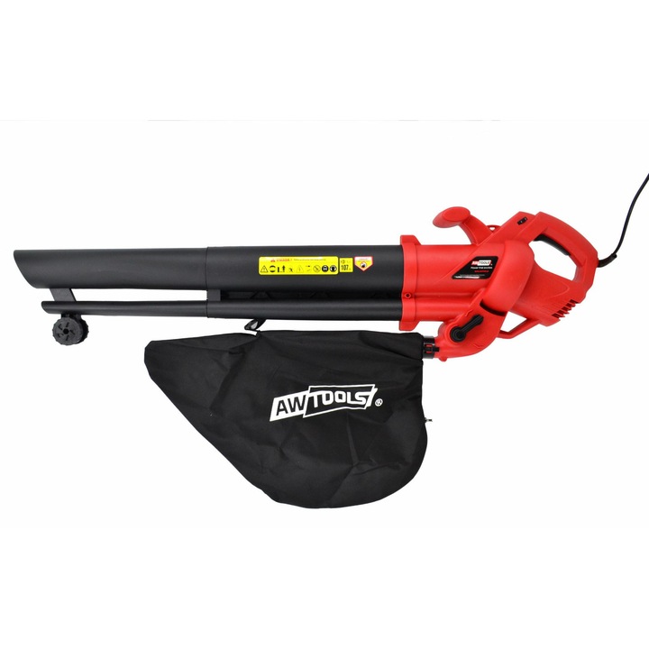 Aspirator si suflanta Awtools, 3200W, 40L, 250km/h, 3,5kg