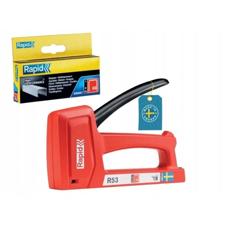 Капсатор Rapid R53E 4-10 мм, 2500 скоби 8 мм включени