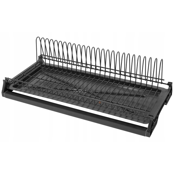 Uscator de vase pentru dulap 60cm, un nivel, grafit