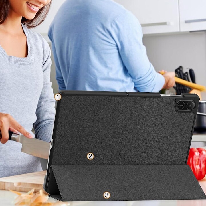 Husa DroolingDog compatibil Honor Pad X8a, protectie 360, negru