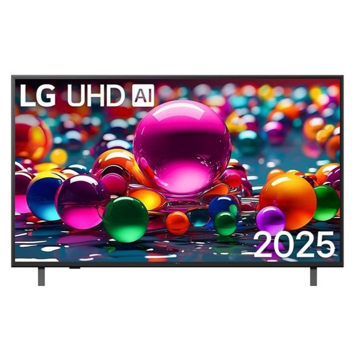 Телевизор LG 65UA751C0LA, 65" 4K UltraHD TV 3840 x 2160, DVB-T2/C/S2, Smart TV LG ThinQ, 4K Upscaling, HDR10 Pro, HGiG, HLG, Built-in Wi-Fi, AI Sound Virtual 5.1 Up-mix, Simplink, HDMI, LAN, USB, Bluetooth, SPDIF, Hotel mode, Ceramic Black 65UA751C0LA