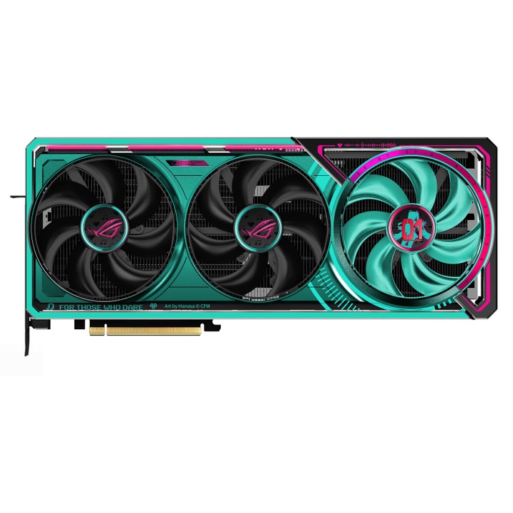 Videokártya ASUS ROG ASTRAL RTX 5080 OC 16GB GDDR7 Hatsune Miku Edition R-A-RTX5080-HM