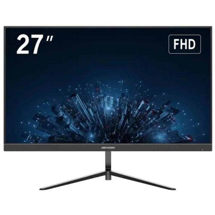Монитор 27'' Hikvision DS-D5027F3-2P2, E-LED, IPS, 1920 x 1080, VGA, 1 x HDMI 1.4, 1 x Audio Out