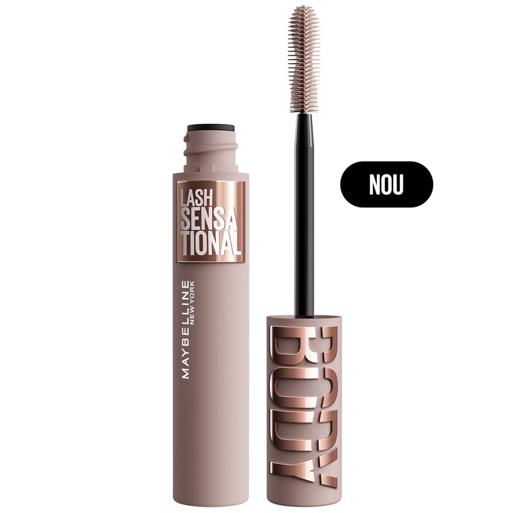 Mascara Maybelline New York Lash Sensational Body pentru gene alungite si volum intens, 9 ml