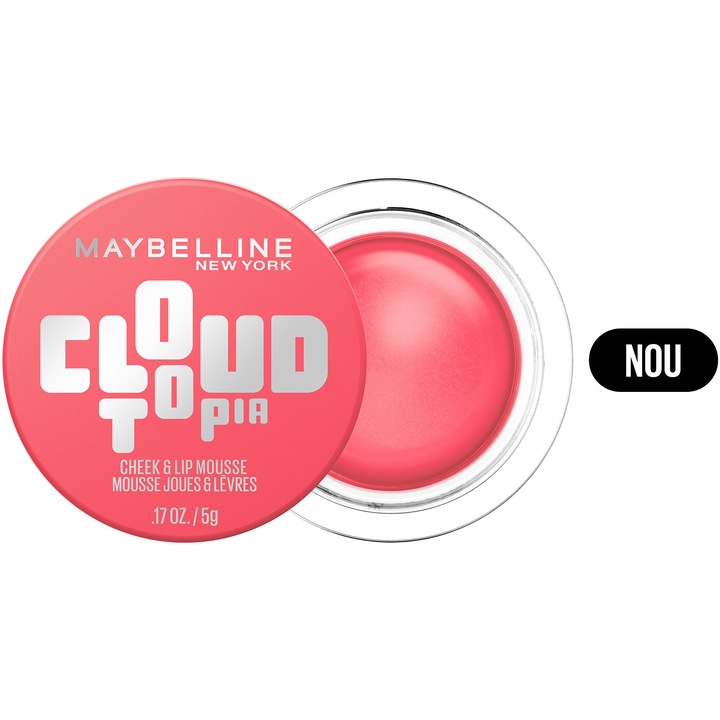 Maybelline New York Cloudtopia multifunkcionális arcpirosító, 07, 5 g