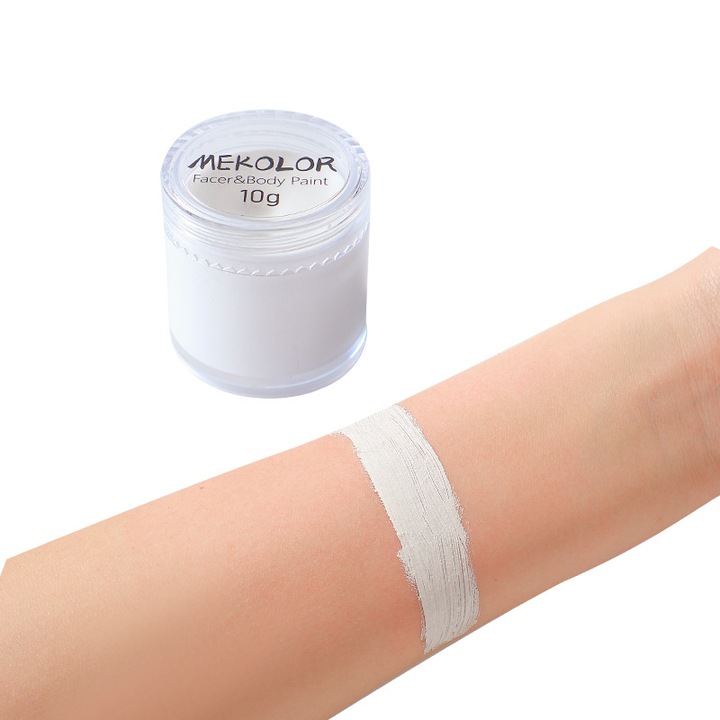 Arcfesték/Testfesték, Flippy, Olajbázisú, 10g, 2.8 x 3.1 cm, Fehér