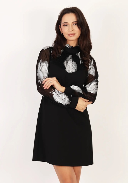 Rochie dama eleganta in A 1334, Negru