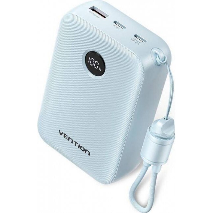Baterie Externa Vention 20000mAh 2 x USB-C 1x USB-A 22.5W Blue