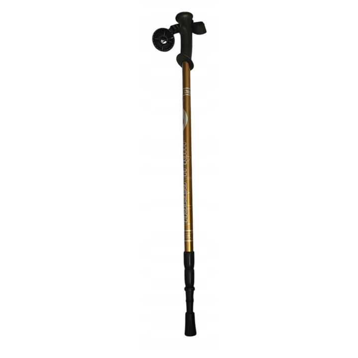 Bastoane Nordic Walking Reglabile Pliabile Telescopice Aurii