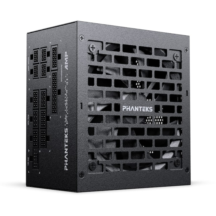 Sursă de alimentare Phanteks AMP GH V2 1000W ATX 3.1, 80 Plus Platinum, complet modulară, neagră