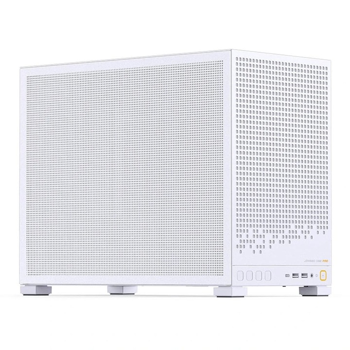 Carcasa Jonsbo D32 PRO Mesh White mini-turn microATX, alb