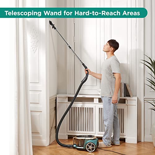 Aspirator fara sac Eureka Apollo, cilindric, 800 W, recipient 2,2 l, verde