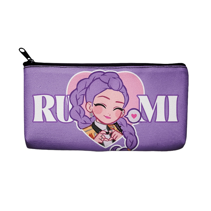 C rumi⭐︎ Penar K-pop Q-rumi, cutie cu lant din panza, 19x10cm - eMAG.ro