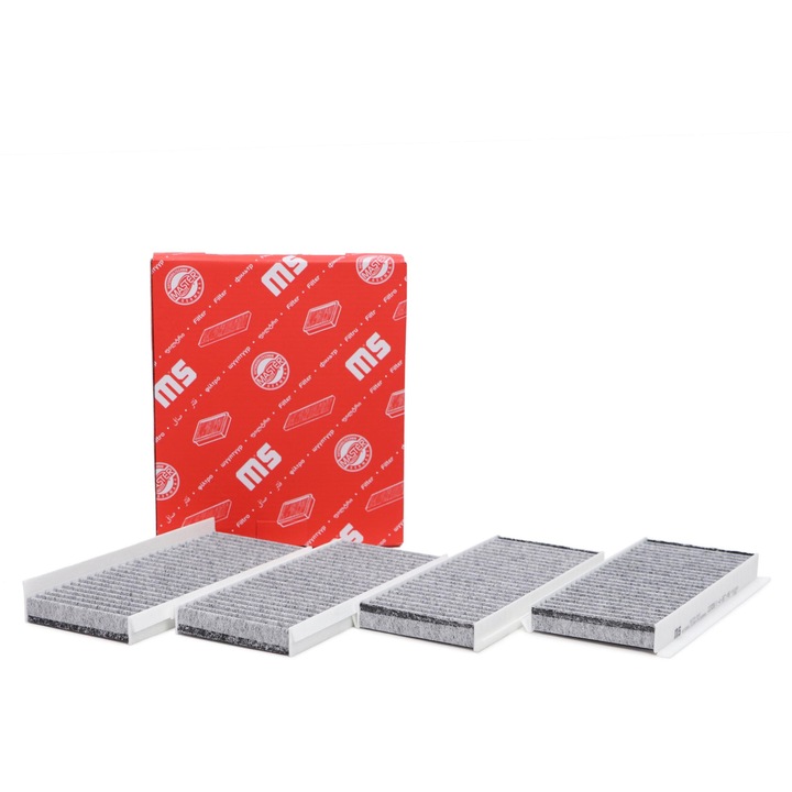 Utastérszűrő aktív szén Master-Sport, készlet, 214x93x19mm, BMW 3 (E90, E91, E92, E93, F30, F31, F80) típusokhoz