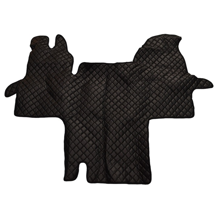 Covorașe din piele pentru Renault Master II (2003-2009), negre, 1+1