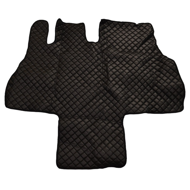 Covorașe din piele pentru Fiat Ducato II & Citroen Jumper I & Peugeot Boxer I (1994-2002), negre