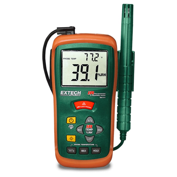 Termometru EXTECH RH101, termo-higrometru, 150x75x40mm, alimentare 9V