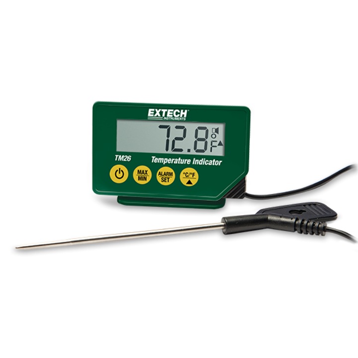 Termometru Extech TM26, 86x57x30mm, măsurare temperatură, display LCD