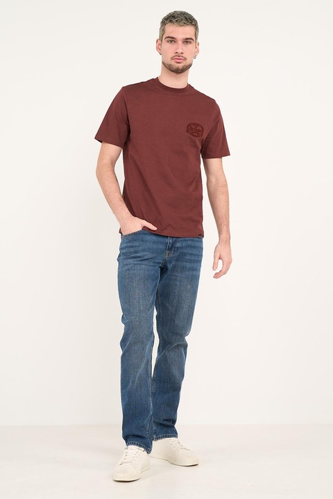Lee Cooper, Blugi drepti cu aspect decolorat, Albastru pastel