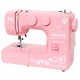 Masina de cusut Janome JUNO E1015, mecanica, 15 programe, geanta inclusa, roz