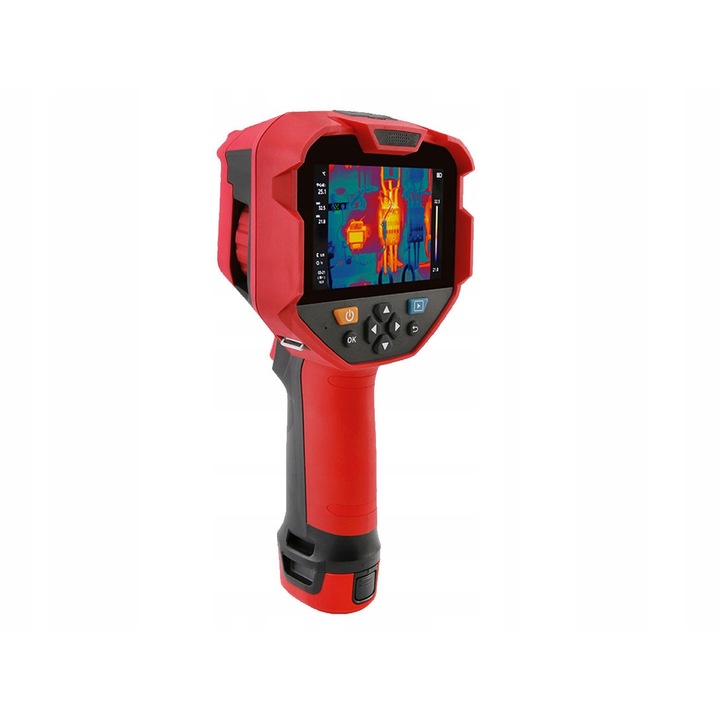 Cameră termoviziune digitală UNI-T, 384x288, 5 MP, ecran IPS 4, 3 inch, -30 ~ 650°C, IP54