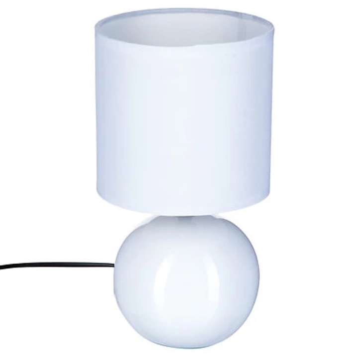 Lampa tip glob Atmosphera Timeo, alb, 25 cm, design rotund, minimalist