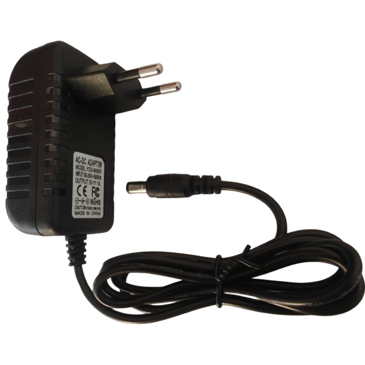 Sursa de alimentare CE Contact Electric YDS-WA005, 5V 1A, mufe 5.5x2.5mm, 100-240V, 1m