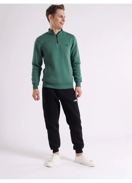 Pantaloni din bumbac, cu flis, pentru barbati