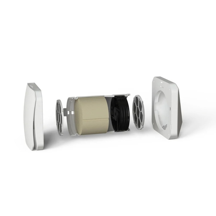 Purificator de aer SMART Levoit LV-H131S, Filtru True HEPA, Carbon Activ, Set filtre rezerva, Filtrare 99.97%, 100% Ozon Free, 230 m3/h, Sleep Mode, Remote Control, Alb