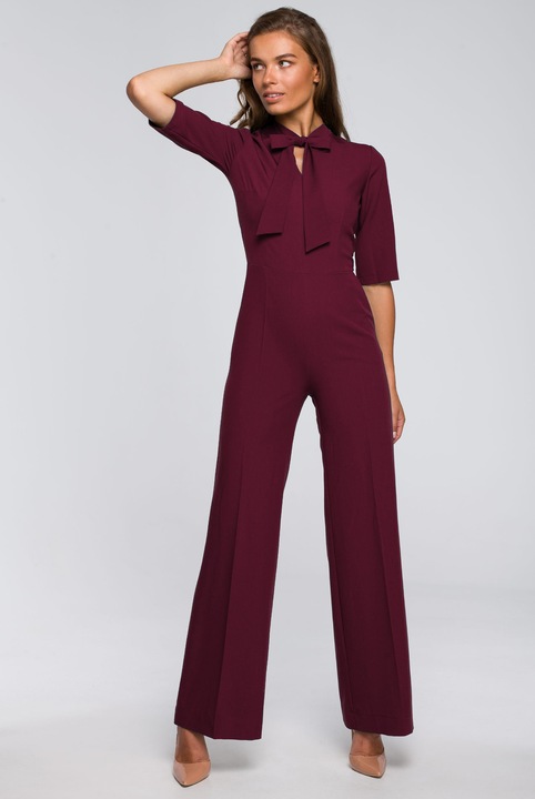 Salopeta cu decolteu cu - marodwqf, Visiniu