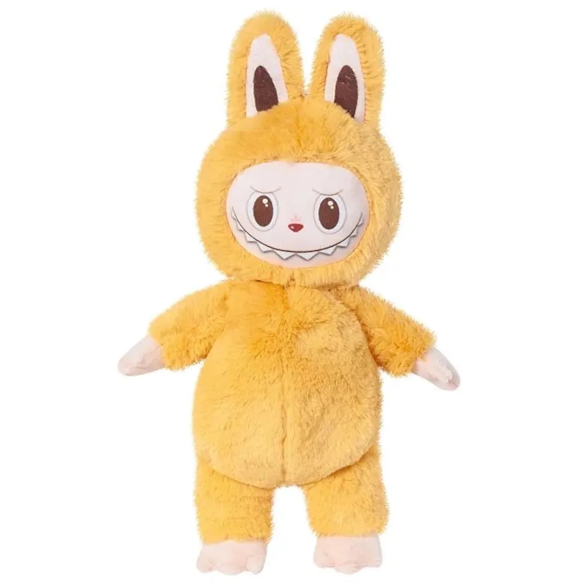 Labubu Roz Jucărie Plus Labubu Monstrulet Dragalas, ABYZ, 30cm, Galben cu Detalii ...