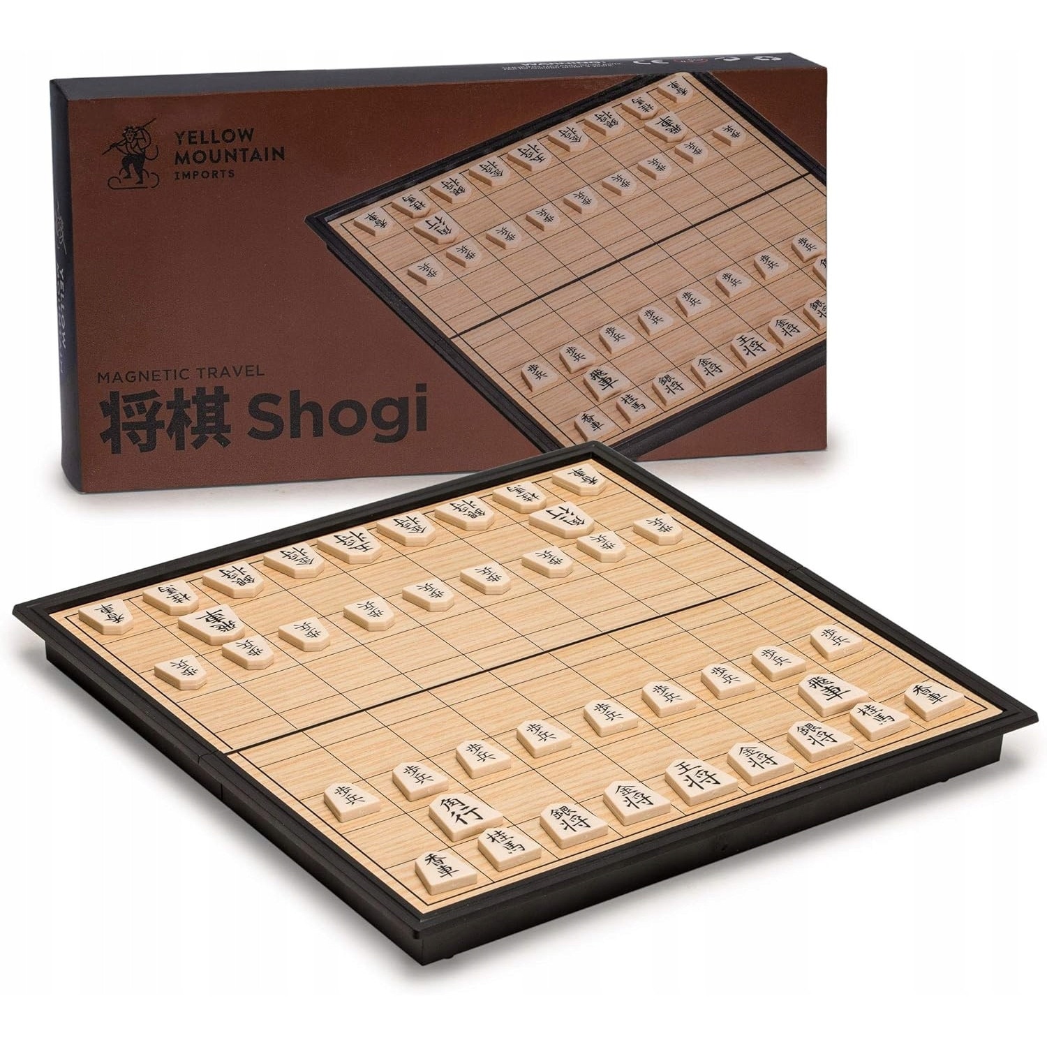 Set Shogi magnetic, joc de strategie japonez, tabla 24, 8x24, 8x2