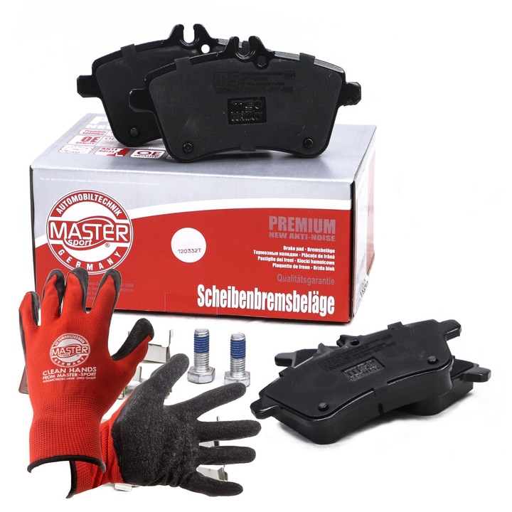 Fékbetétek, HAMULCOWE SET 13046027082N, 20mm, 131x69,7mm, piros, 2 darab